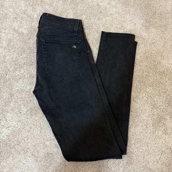 Rag & Bone Black Jeans 30/32 Men's Fit 1 Extra Slim Cotton Style M1224K302 - Picture 14 of 14